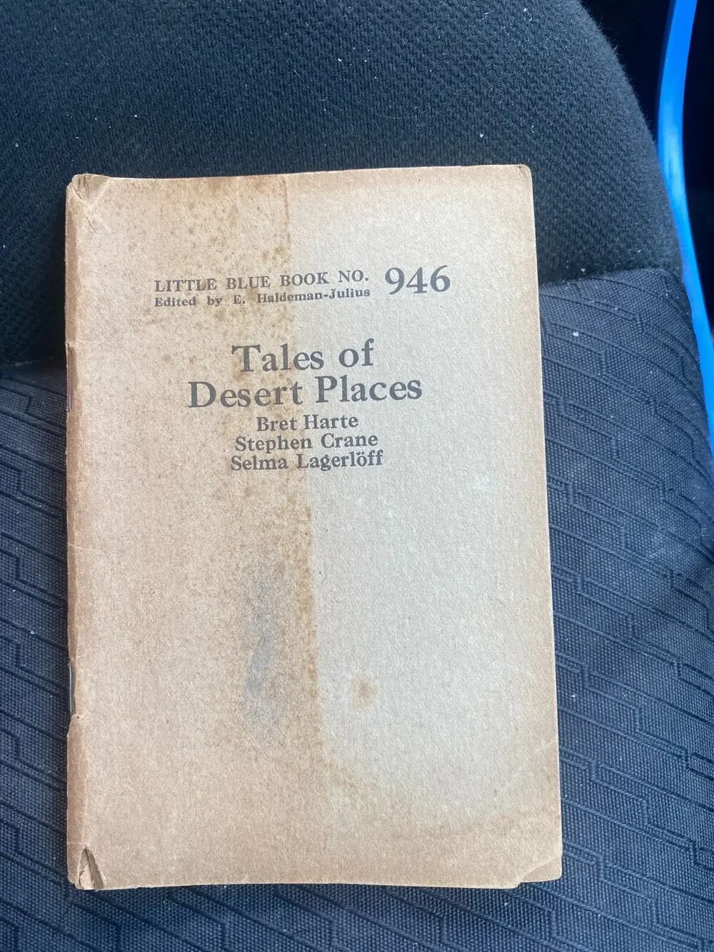 Little Blue Book No. 946 Tales of Desert Places Harte Crane Nagerloff Vintage